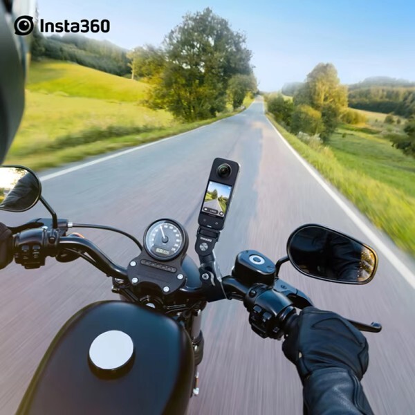[해외] 인스타360 바이크 오토바이 번들 마운트 슈퍼 모토 핸들바 헬멧 클램프 인스타 360 X4 X3 ONE X2 Ace Pro 2