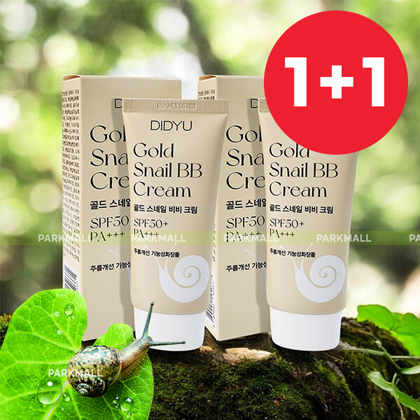 [오늘출발] 1+1 디쥬 골드 달팽이 비비크림 50ml 무료배송 (자외선차단 BB크림 썬비비 SPF 50+ PA+++ 스네일 snail BB