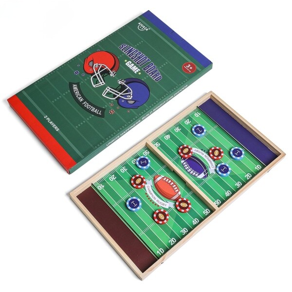 AIUAZA 2 (Large Size) 럭비 패스트 클래식 파칭코 팩 게임 나무 에어 하키 보드