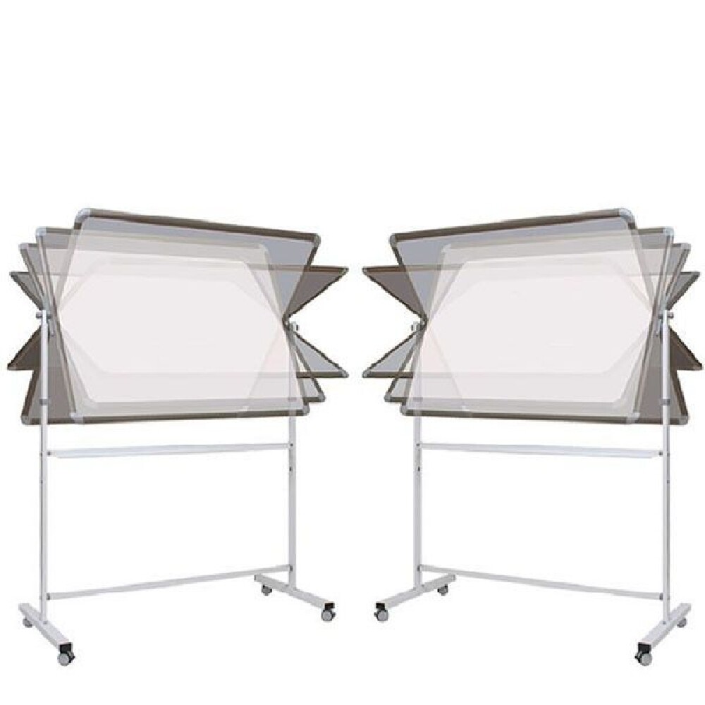 (한쪽만 자석)칠판 스탠드 세트 자석 화이트 보드 양면 거치대 게시판/워크숍/온라인/스튜디오/호텔/병원