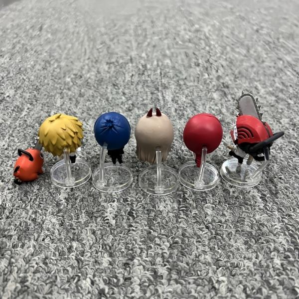 체인소 맨 포치타 인형체인소 맨 6개 Q 버전 캡슐 토이 덴지 파워 마키마 포치타 정품 피규어 컬렉션 선물