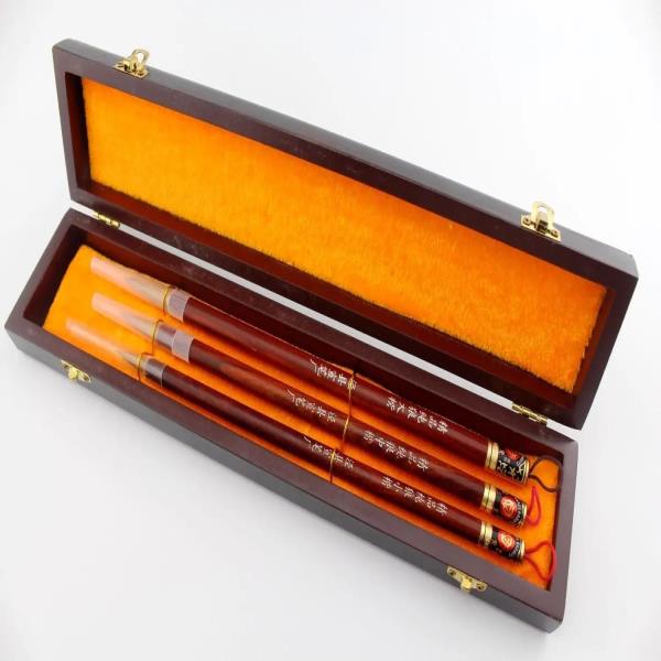 [해외] SM L 최고의 브랜드 세 수제 늑대 머리 중국어 잉크 서예 일반 실행 그림