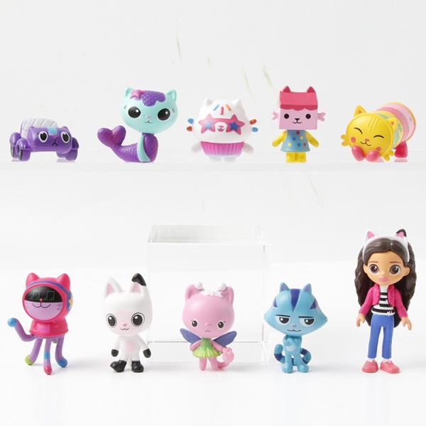 [해외] 별의 커비 인형가비의 인형 집 장난감 팬디 포우스 케이키 캣 DJ 만화 피규어 책상 액세서리 재미있는 선물