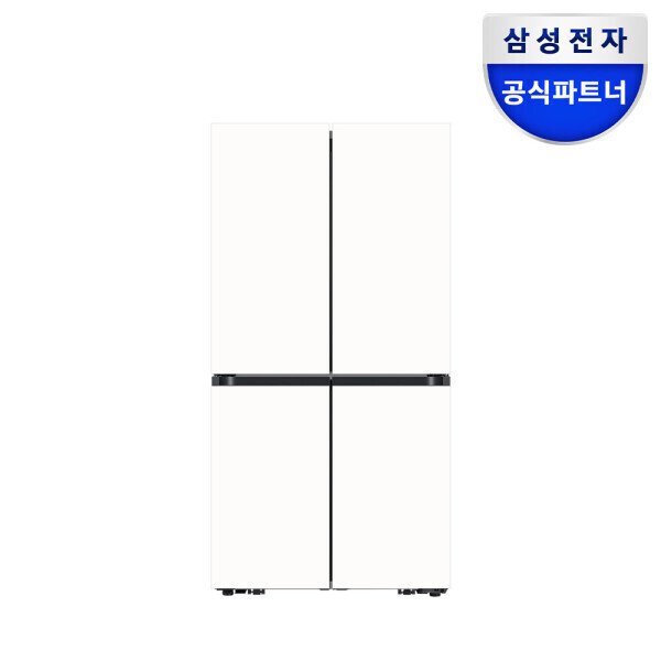 삼성전자 비스포크 AI 냉장고 4도어 905L RM70F90R2ZD 에센셜 화이트