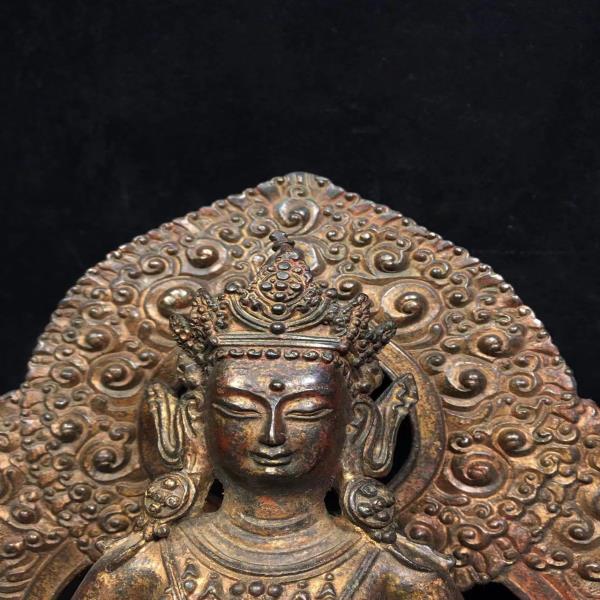 오래된 구리 티베트 불교 무료 배송