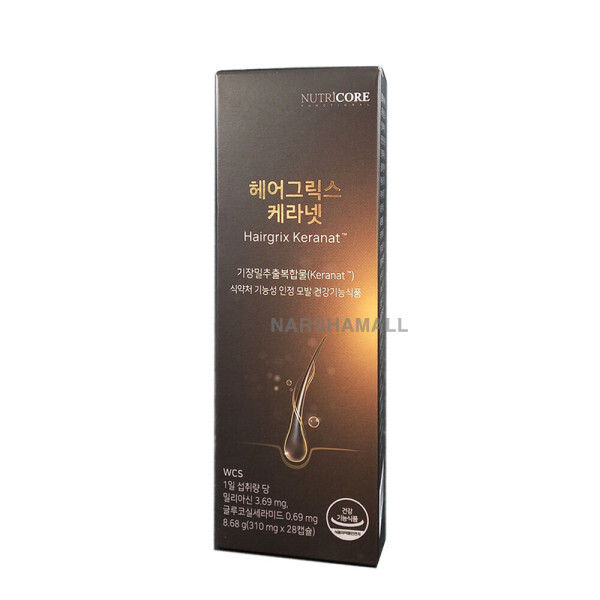 [오늘출발] 뉴트리코어 뉴트리코어 헤어그릭스 케라넷 310mg x 28캡슐