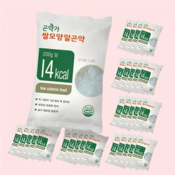 [오늘출발] 곤약가 곤약쌀 쌀모양알곤약 200g x 30팩 세트 한 팩 드시면 2시간 운동한 효과 4640890
