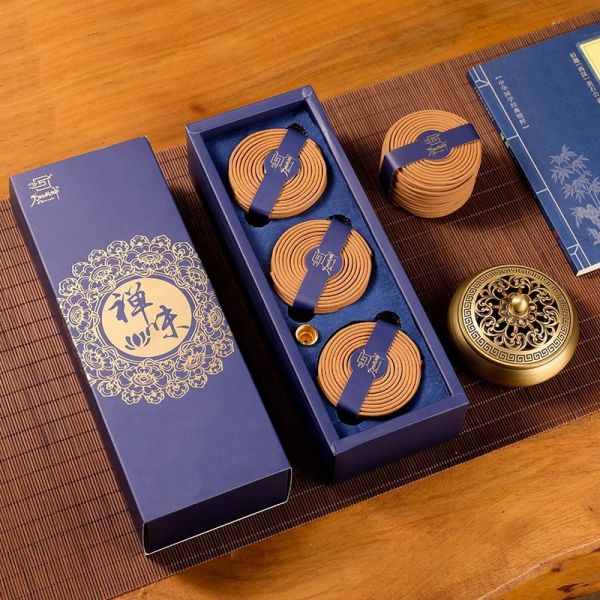 [해외] 22 황동 향로 향받침대 인센스챔버 헨드메이드 접시향 (플랫 동향로)+(진품 120접시 용연향)