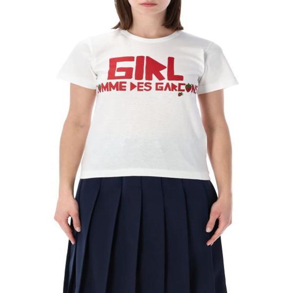 꼼데가르송 해외배송 26SS 꼼데가르송 반팔 티셔츠 NQT502 1 WHITE