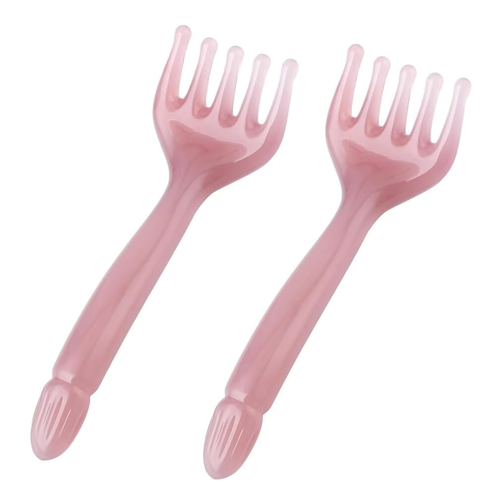 [오늘출발] HX 유에구후이 릴랙스 마사지기 2개의 마사지 수동 도구로 두피 머리 핸드헬드 스파 레진