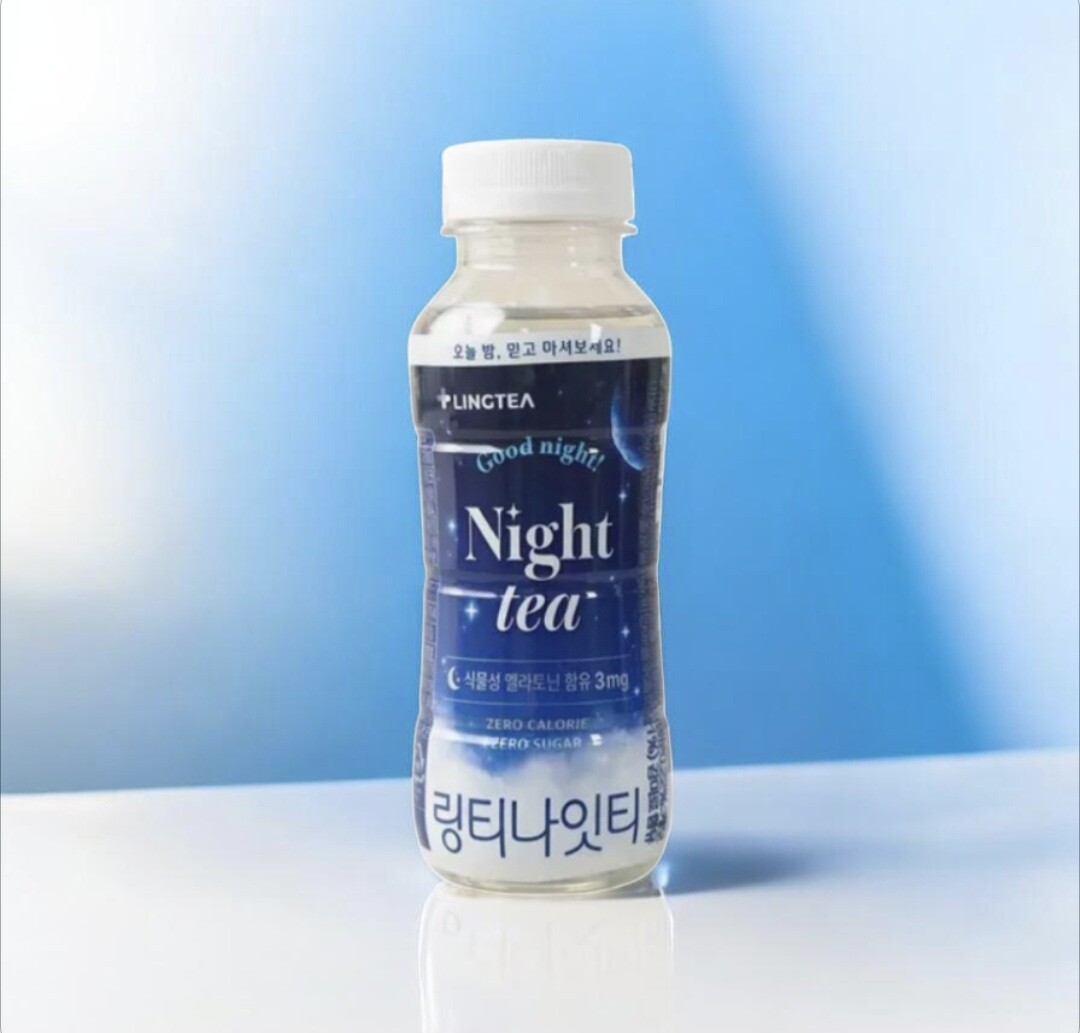 링티 나잇티 240ml 6개 테아닌 가바 액상 수면 음료 스트레스 긴장완화 릴렉스
