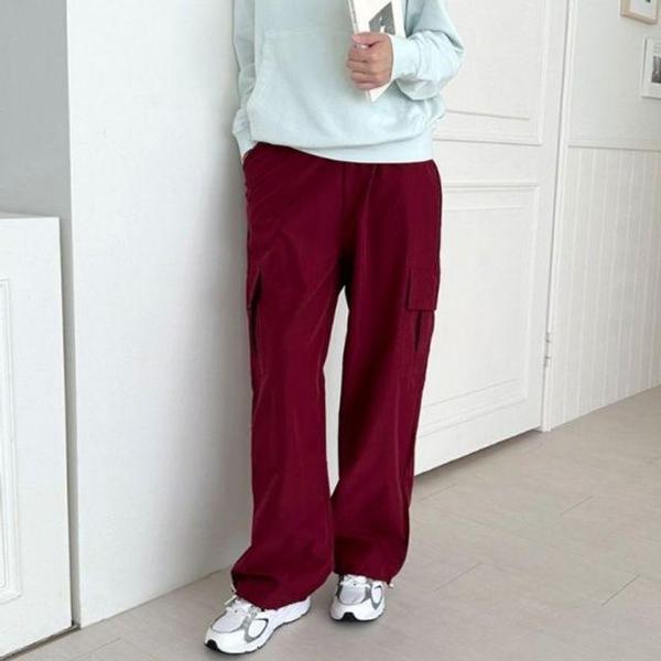 Y2K 레이디스 밴드 하의 트렌디 코드루즈 바지 WFLFFV9