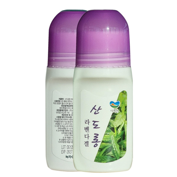 제주 유기농 녹차 아로마 산도롱 라벤더 쿨링젤 마사지겔 120ml D14SanLV 웰니스라이프 D14SanLV 산도롱 (