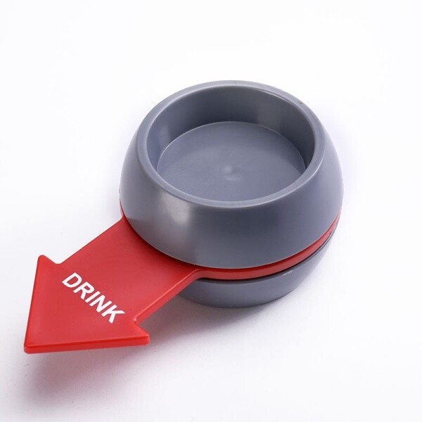 술자리 복불복 게임 룰렛 술게임 벌칙 돌림판 단체 놀이 블랙-영어(컵제외)... 1개