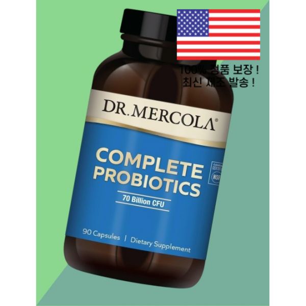 [오늘출발] 닥터머콜라 컴플리트 프로바이오틱스 유산균 700억CFU 90정 Dr. Mercola Complete Probiotics 70 Billion C