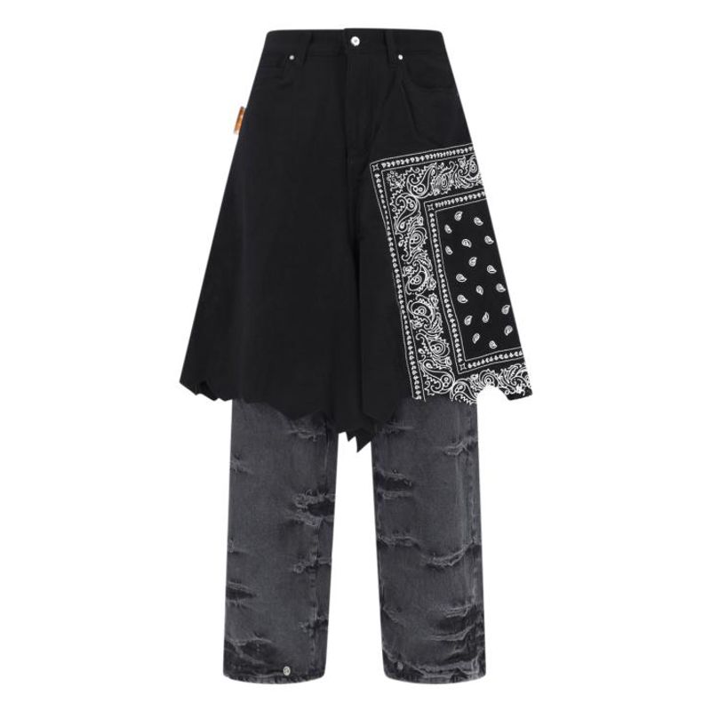 [해외] Other B 25FW 피디에프 데님 팬츠 DFM03033DF119WHBLK 명품직구 관부가세 포함