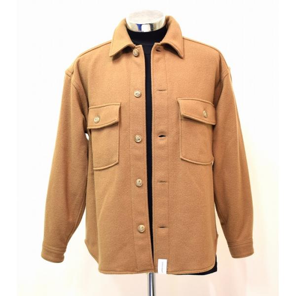 [중고,해외] 16576286 (중고) DESCENDANT (디센던트) CPOC MELTON LS SHIRT 씨피오 멜튼 긴팔 셔츠