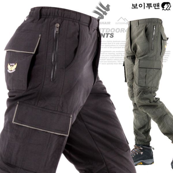 (보이투맨)PRF127 남성 패딩바지 밀리터리 항공바지 솜바지 겨울_P313503296