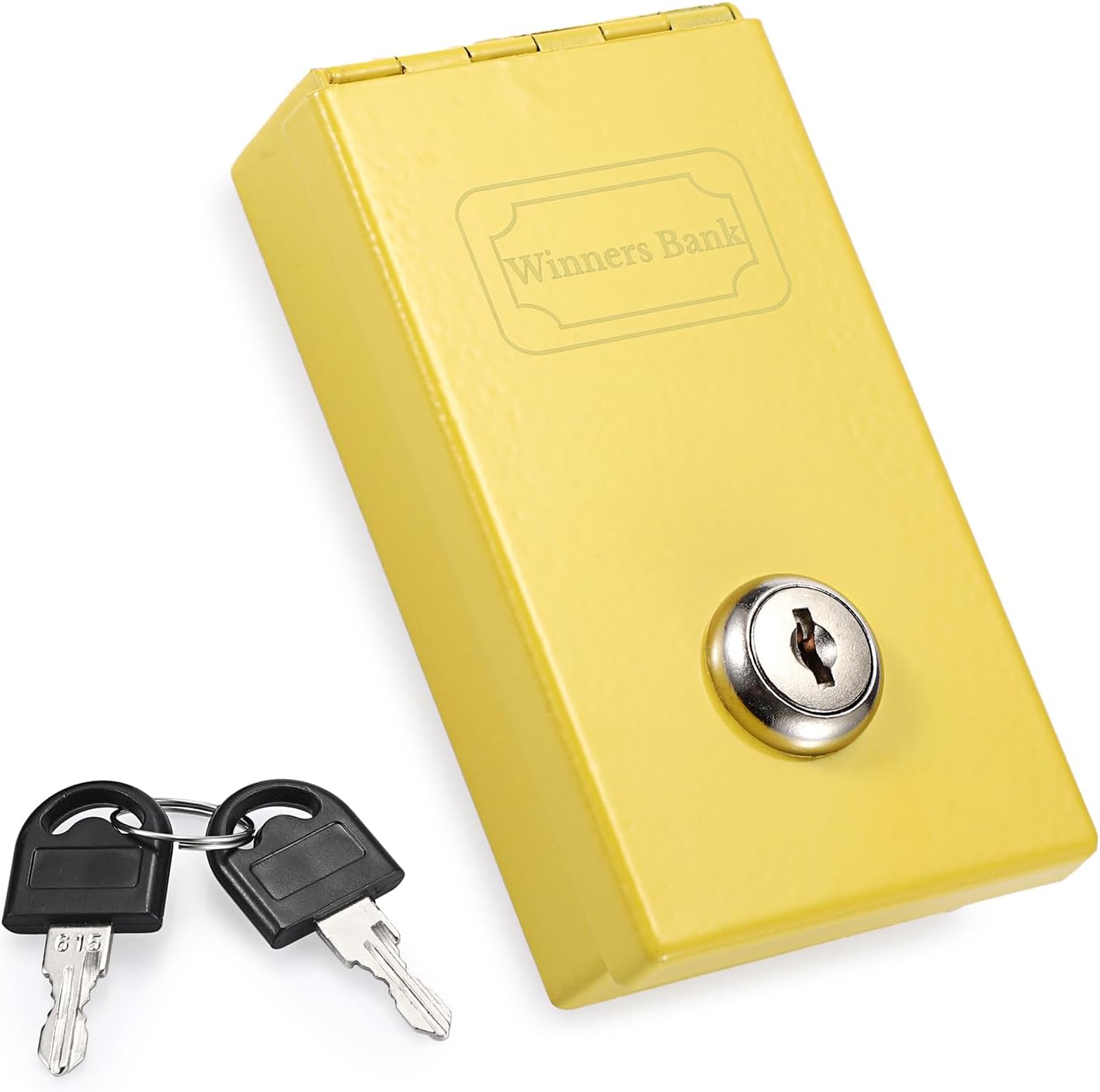 [오늘출발] 도박꾼을 위한 후웬 메탈 박스 머니 슬롯과 열쇠 2개가 있는 카지노 캐시