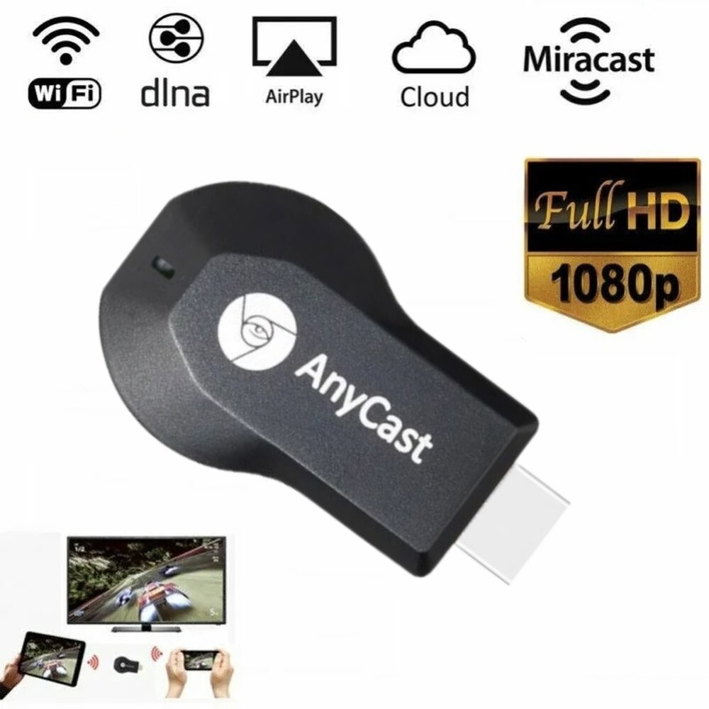 [해외] [호환] 무선미러링 1080P HDMI 호환 동글 IOS DLNA TV 무선 AIRPLAY M2 WIFI ANYCAST MIRACAST 수신기 디스플레이