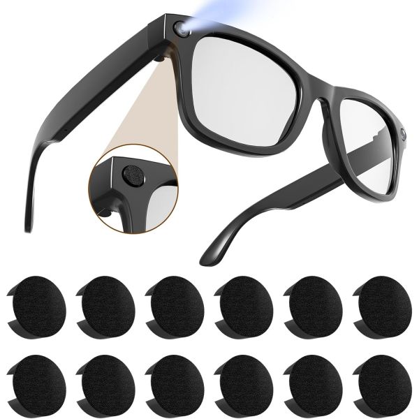 [해외] 12320775 남자 안경 악세사리 소품 용품 12장 LED 라이트 블록 스티커 Ray?Ban Meta Wayfarer / Skyler He