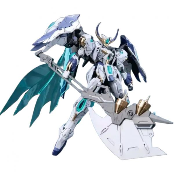 12405803 로봇 프라모델 1/144 스케일 원탁의 기사단 랜스롯 GIANT AXE 도색 완료 메카 기갑 가동 플라모델