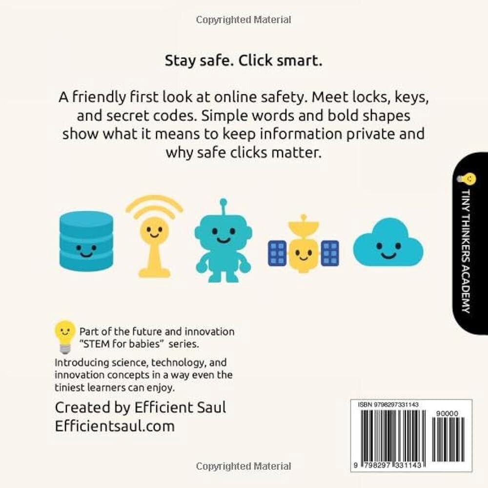 [해외] 아기를 위한 사이버 보안 (작은 생각 아카데미): 친근한 STEM) 관점 - 안전에 번째 대한 온라인 아카데미