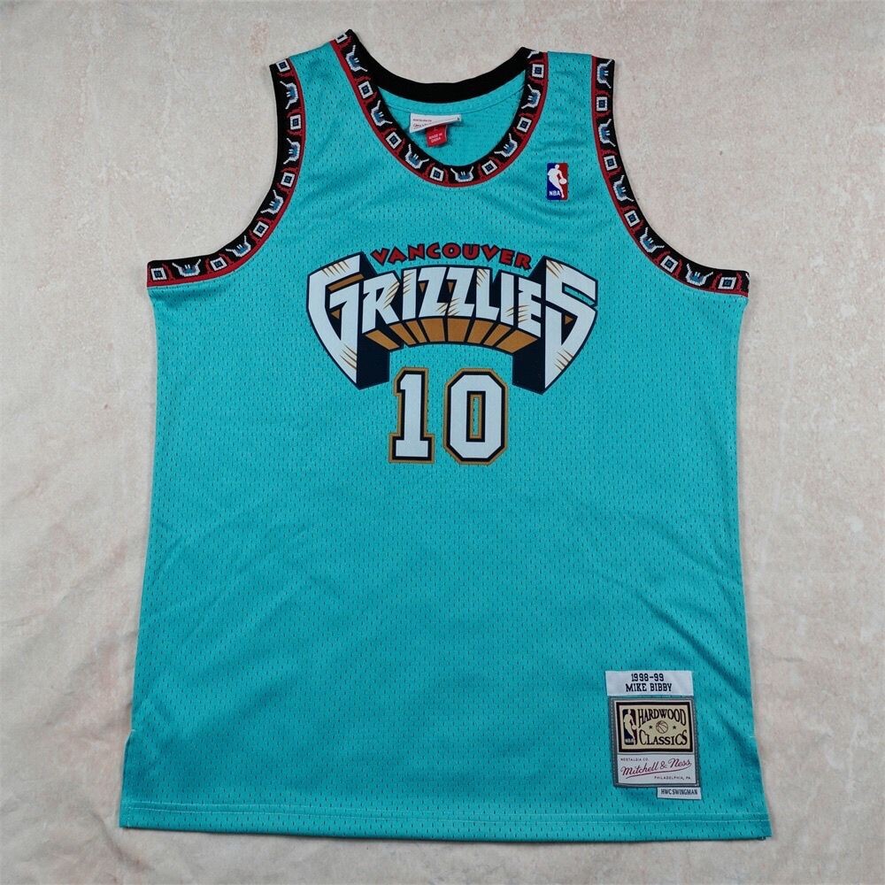 [해외] 98-99 마이크 비비 NBA 미첼앤네스 농구 유니폼 스윙맨 저지 져지 멤피스 그리즐리