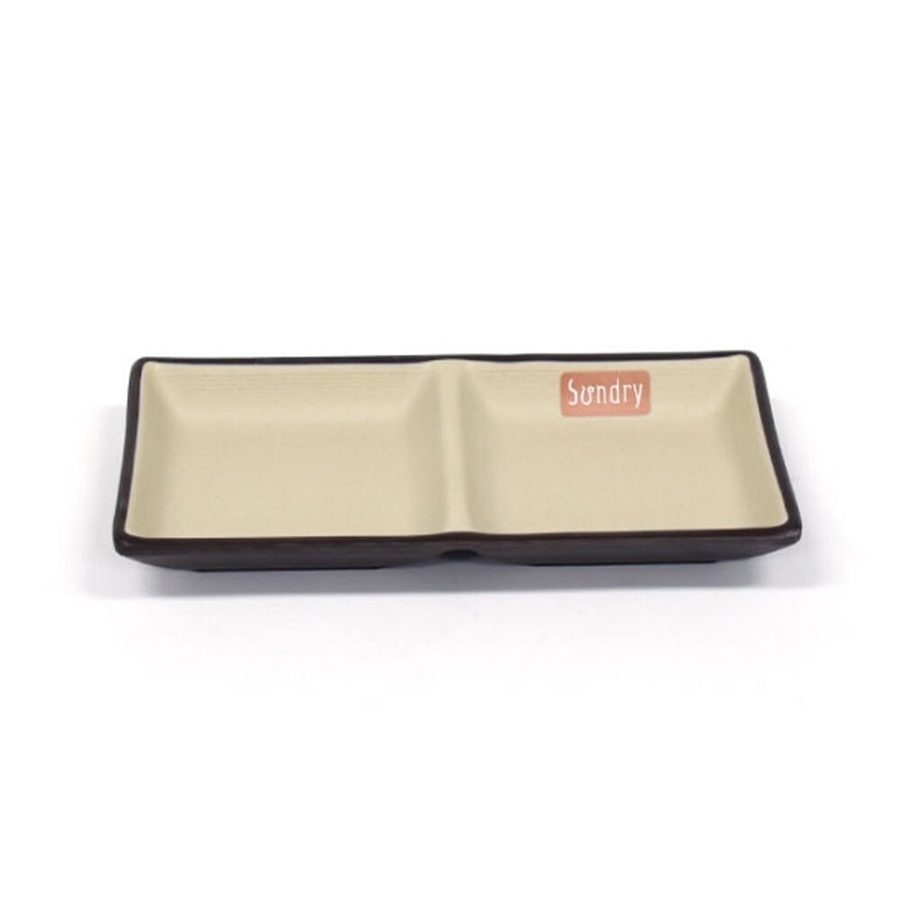 [오늘출발] 업소용 특2절 반찬그릇 투톤 브베 가은스토어 2구반찬그릇 종지접시