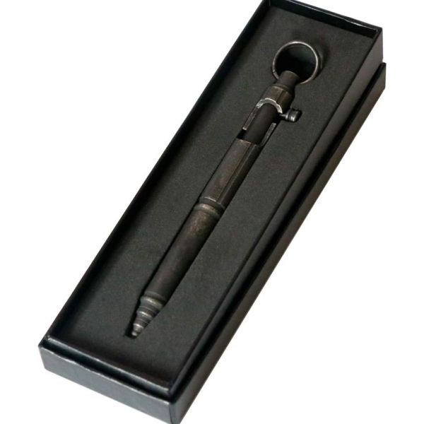 [해외] 12420643 수성 볼펜 펜 슬림 실용 볼트 액션 타입 레트로 볼 포인트 라이팅 툴 독특한 디자인의 스쿨 오피