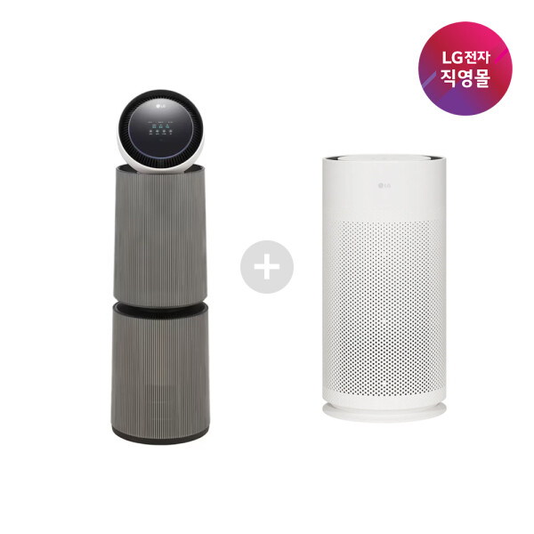 [롯데백화점]LG전자 (롯데백화점)(LG전자 직영) LG 공기청정기 세트모델 AS336NSLC+AS105GWJC