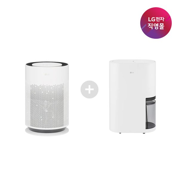[신세계백화점](LG)LG전자 직영 세트상품 AS186HWWA+DQ154MWGA (공기청정기+제습기)