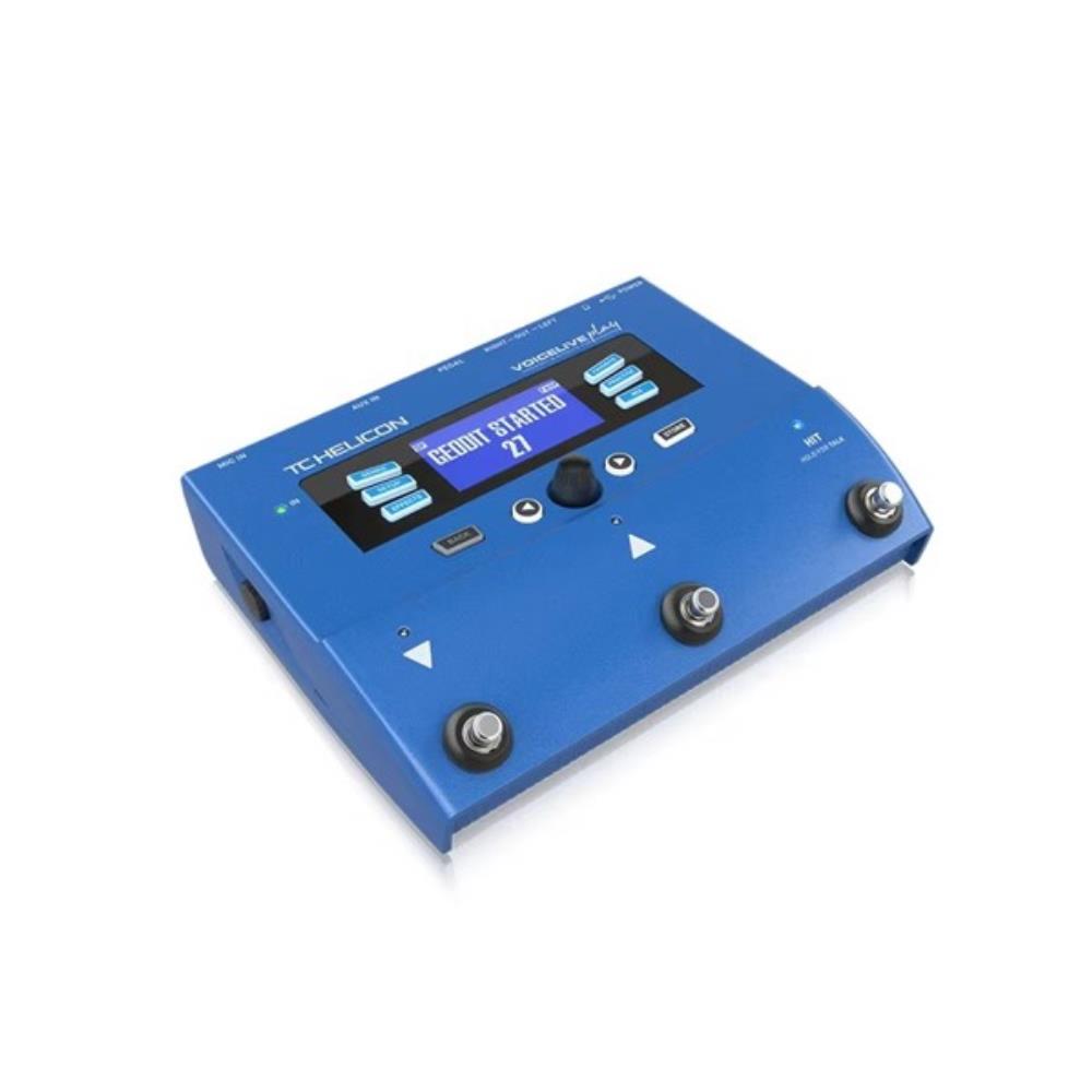 [해외] TC Helicon Voice 라이브 플레이 3버튼 보컬 이펙트 페달보컬 하모니 루프 및 이펙트 페달 포함