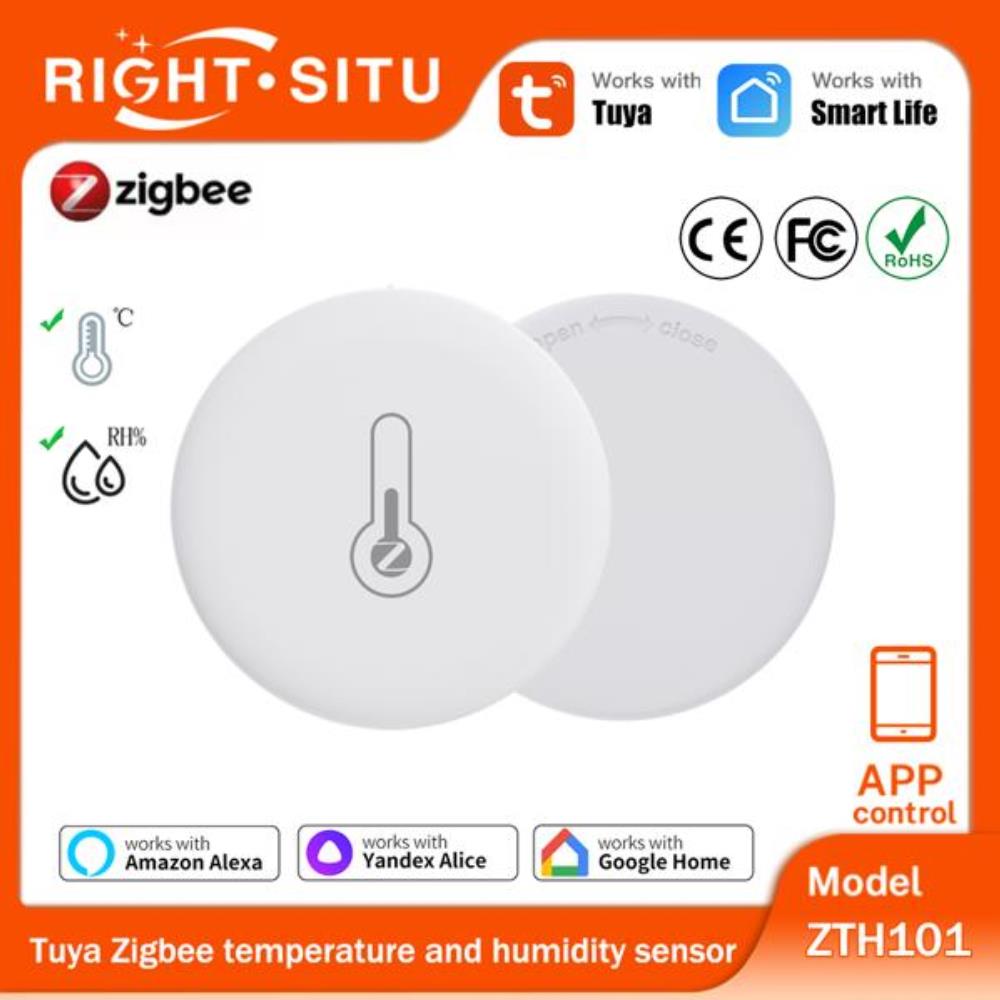 [오늘출발] SmartLife APP 원격 제어를 통한 스마트 홈용 Zigbee 3.0 온도 습도 센서는 Yandex Zigbee2Mqtt ZHA Tuya와