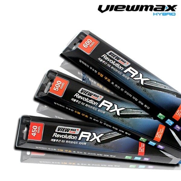 레볼루션 RX 하이브리드 와이퍼 550mm +교체용 리필고무