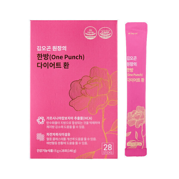 [오늘출발] 지니트레저 김오곤원장의 한방(OnePunch)다이어트 환 1박스 (28포)