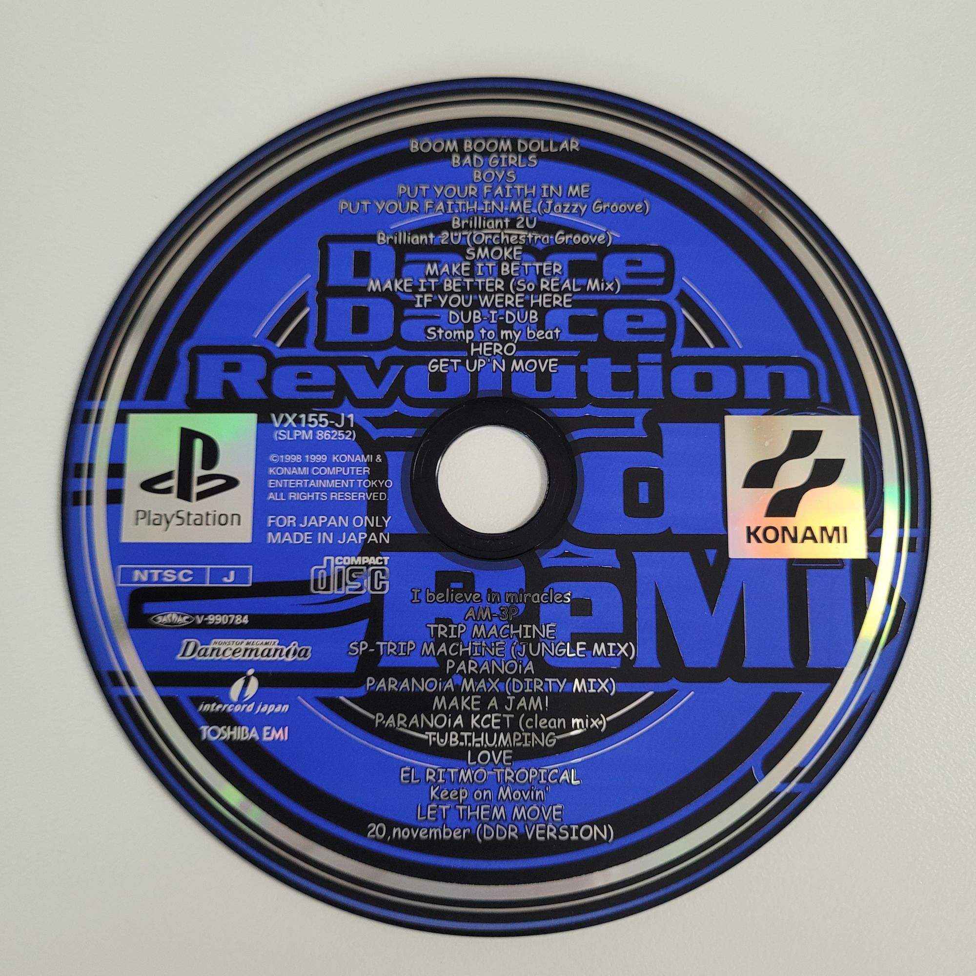 [오늘출발] [중고] 댄스댄스레볼루션 2nd리믹스 PS1 알CD 일본판