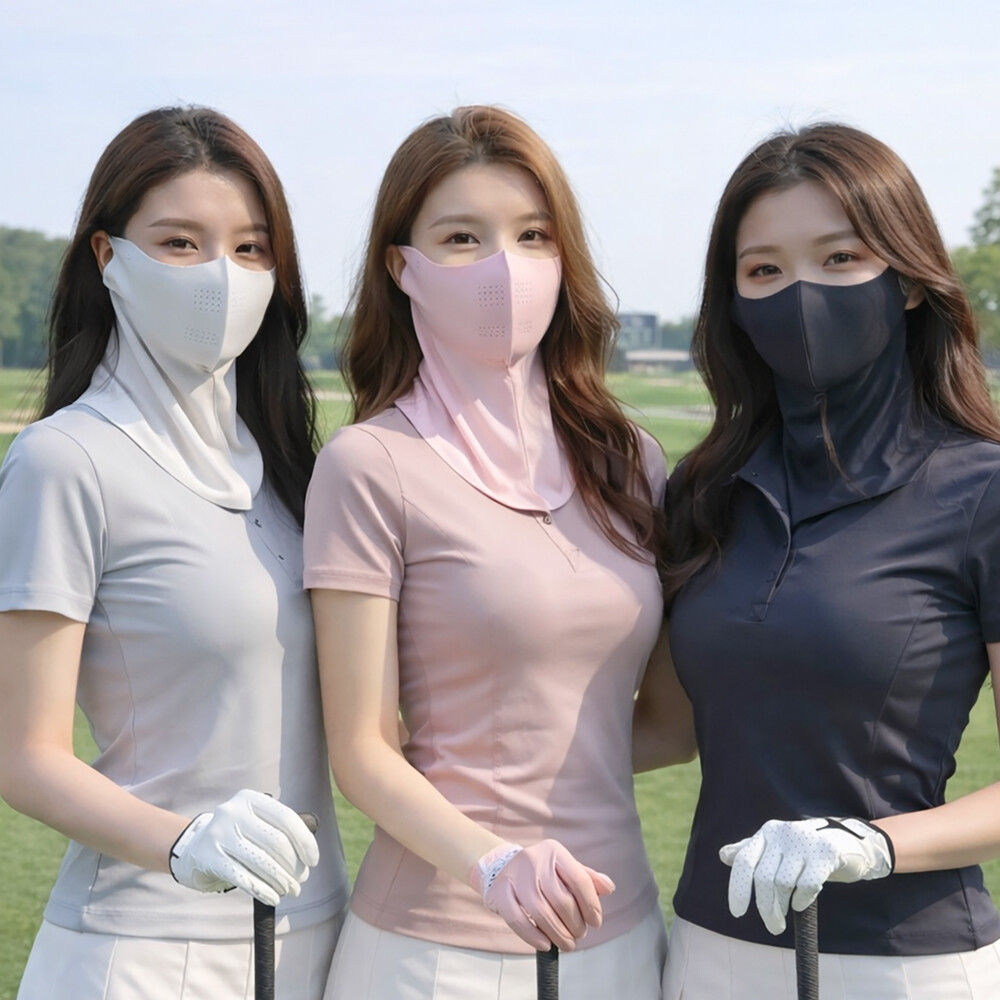 [오늘출발] 5개세트/여성 풀커버 스포츠마스크/UPF50+ 자외선차단/얼굴 햇빛가리개