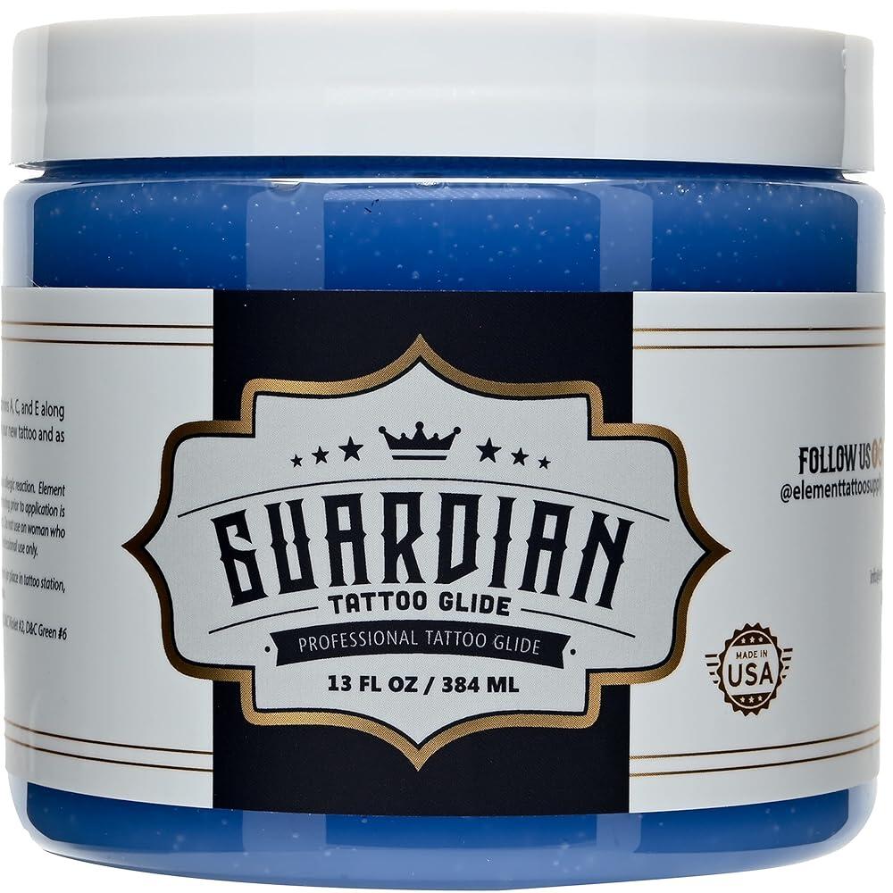 [해외] Element Tattoo Supply Guardian 타투 글라이드 젤 - 타투 및 애프터 케어 타투 연고 비타민 A C E 및