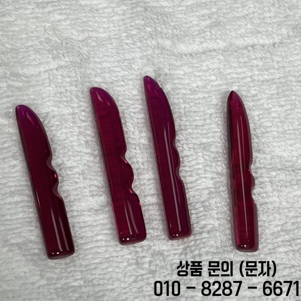 [해외] 5X50MM 합성 커런덤 레드 루비 연마 칼 슬롯 포함 경도 9 보석 및 액세서리에 적용 가능