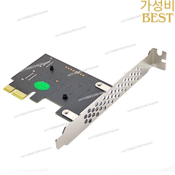 [오늘출발] [해외] PCI-E GEN3에서 SATA3.0 확장 카드로 적합 4포트 6G 어댑터 IPFS ASM1064