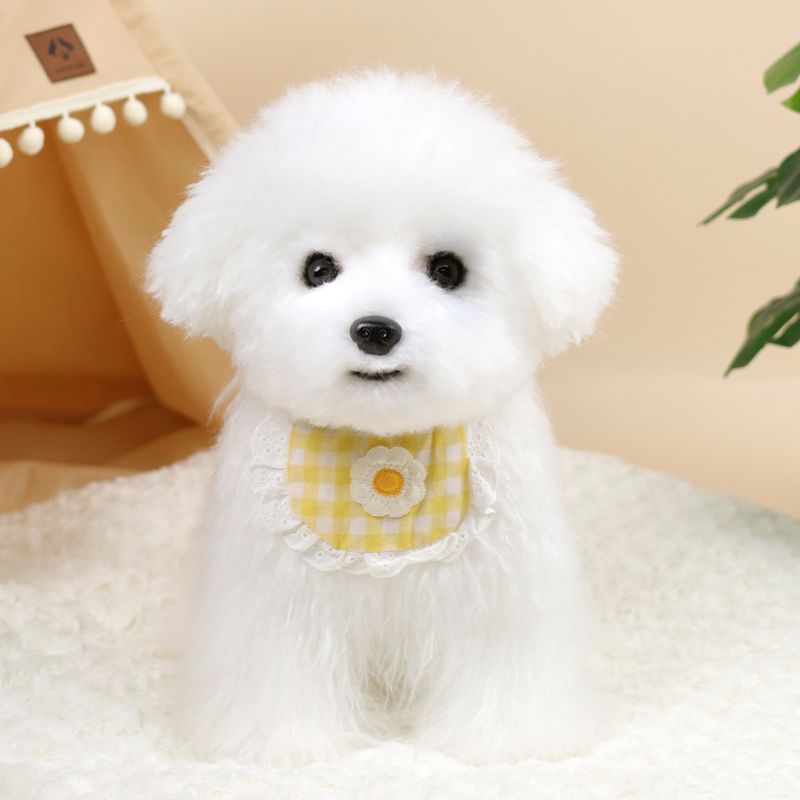 [해외] 리얼 강아지 인형 비숑 말티즈 실사 소형견 애견 선물 F. (옵션이미지참조) 30cm-39cm