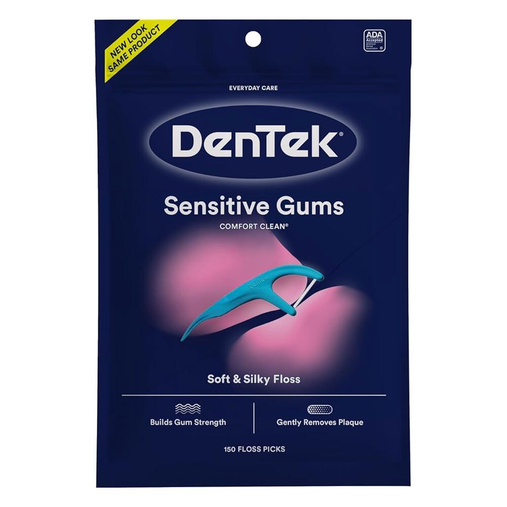[해외] DenTek Comfort Clean 치실 피크 프레시 민트 각 150개