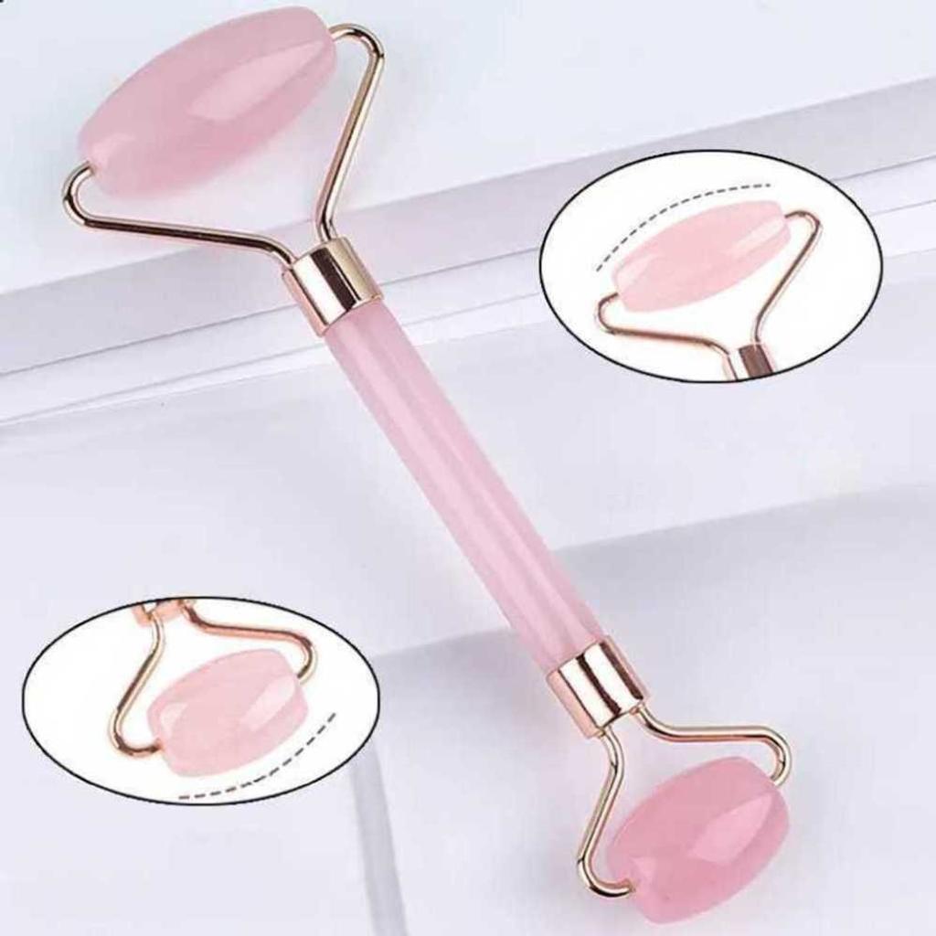 [해외] LinJoy얼굴 마사지 롤러 크리스탈 천연 비취 눈밑 마사지 롤러 일산
