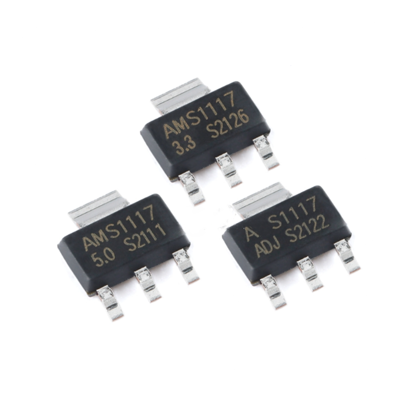 [해외] 50PCS AMS1117 3V3 AMS1173.3 5.0 AMS11175.0 SOT223 전압 조정기