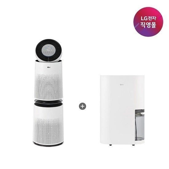 LG전자 LG 퓨리케어 AI 360  공기청정기+제습기 AS285DWWD+DQ256MWGA