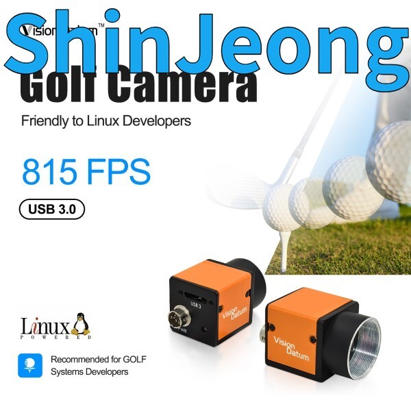[해외] 납품전문 산업용 고속 815fps USB3.0 비전 골프 스윙 카메라 (무료 IO 케이블 SDK 포함) - 볼 스포츠 분석