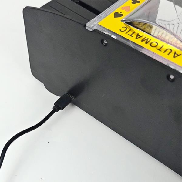 [해외] [호환] 자동 카드 셔플러2덱 배터리 USB 전원 사용 다양한 포커 호환 가능 가정 파티용 휴대