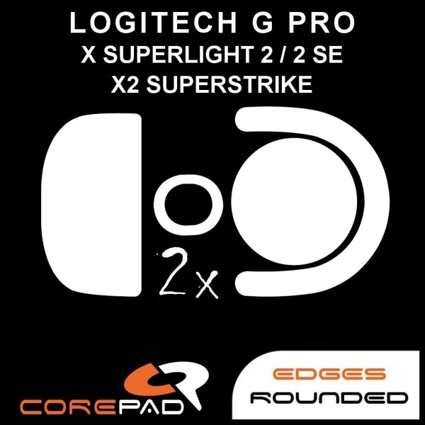 [오늘출발] 코어패드 로지텍 G PRO X SUPERLIGHT2 슈퍼스트라이크 지슈스 마우스 피트