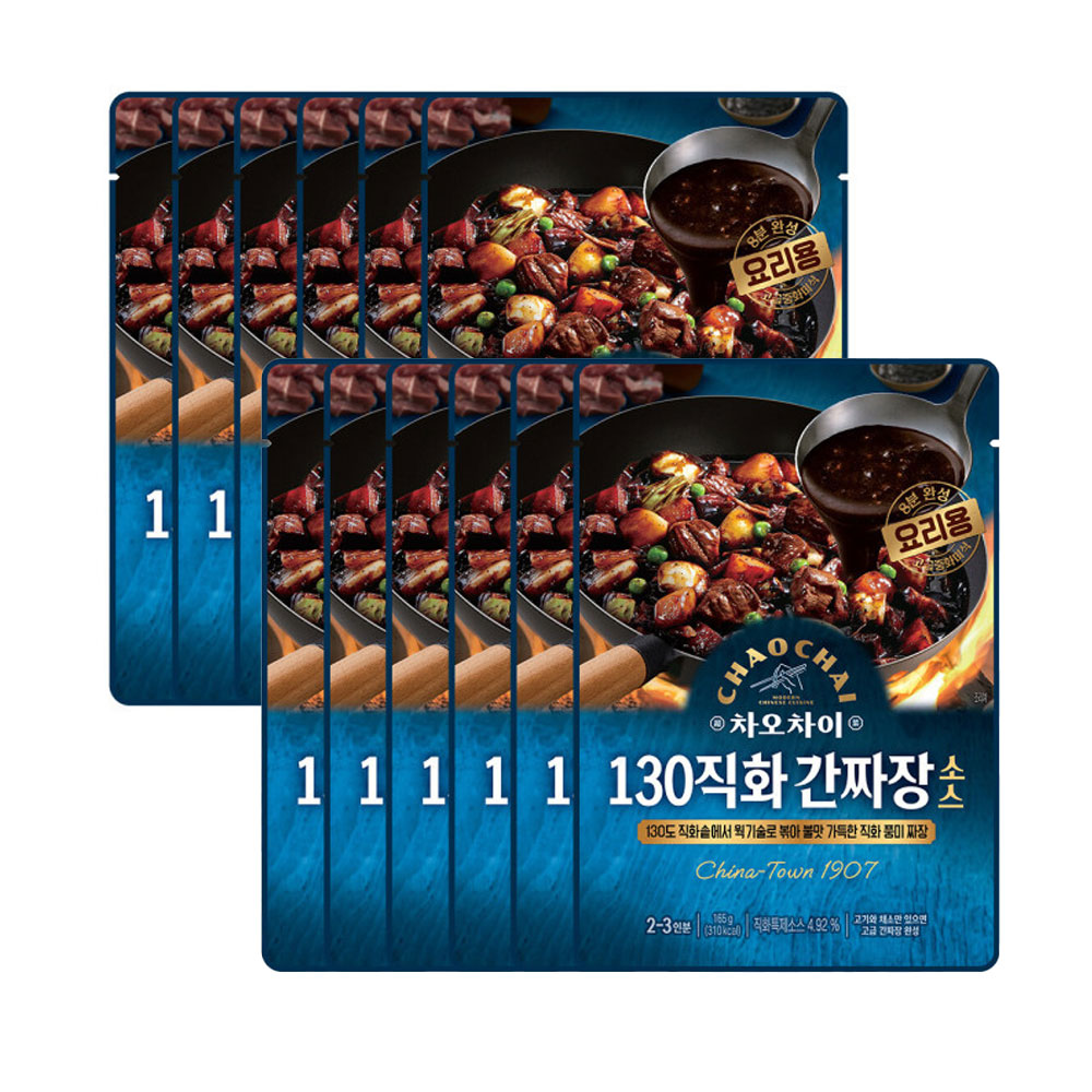 [샘표식품][오늘출발] 차오차이 차오차이 130직화간짜장소스 165g 12개